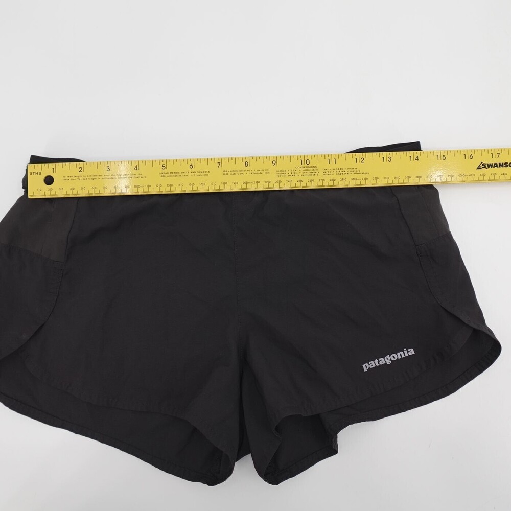 Patagonia Shorts Womens Black Athletic Running Activewear Lightweight - Picture 4 of 11
